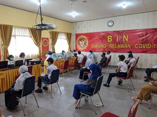 500 Pelajar SMPN 10 Pekanbaru Divaksin